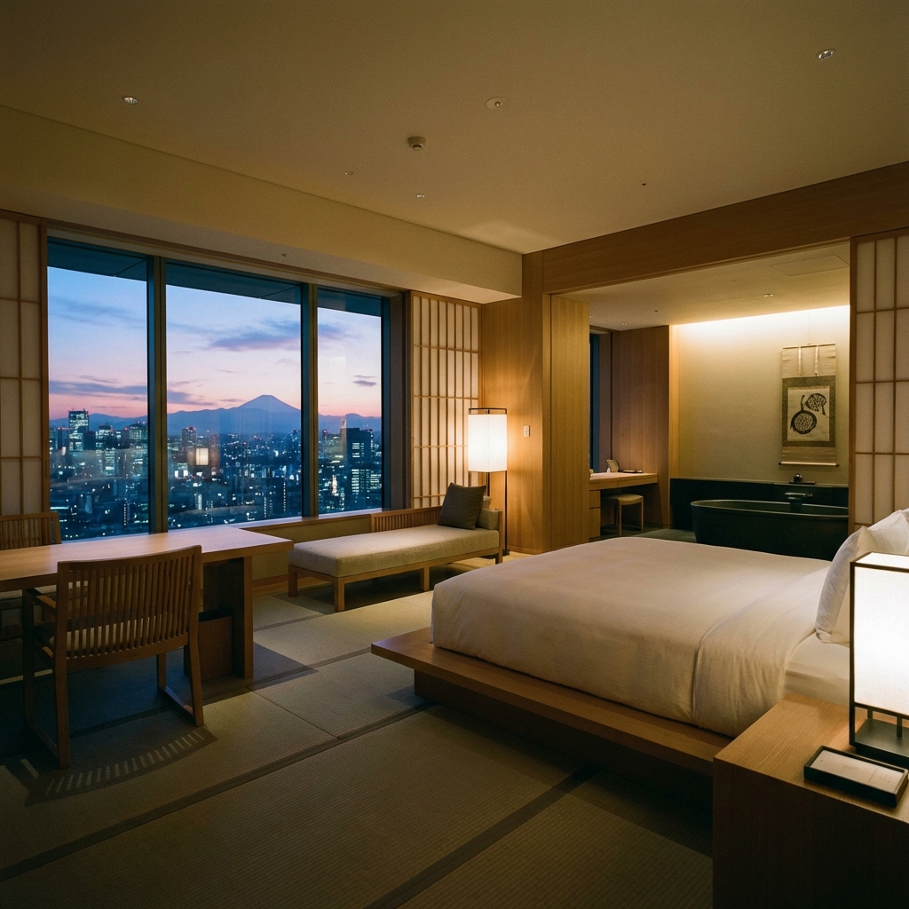パークハイアット東京 客室風景